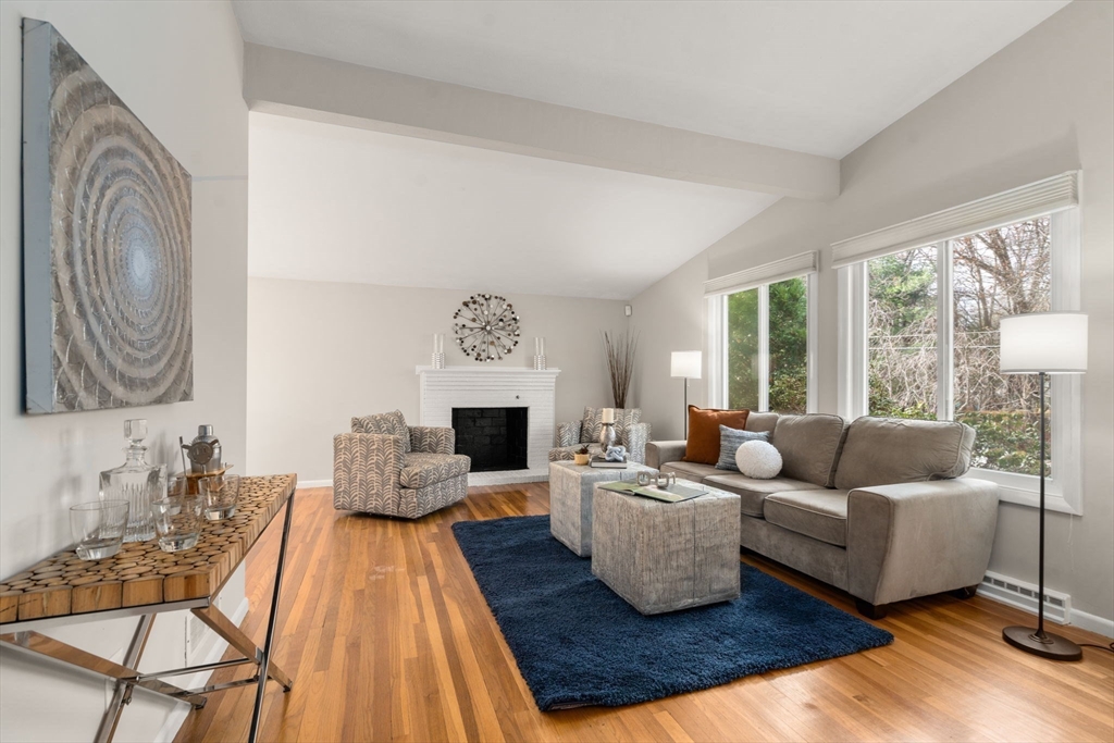 30 Hampton Road Sharon, MA 02067 - Photo 4 of 29 a living room with furniture and a large window