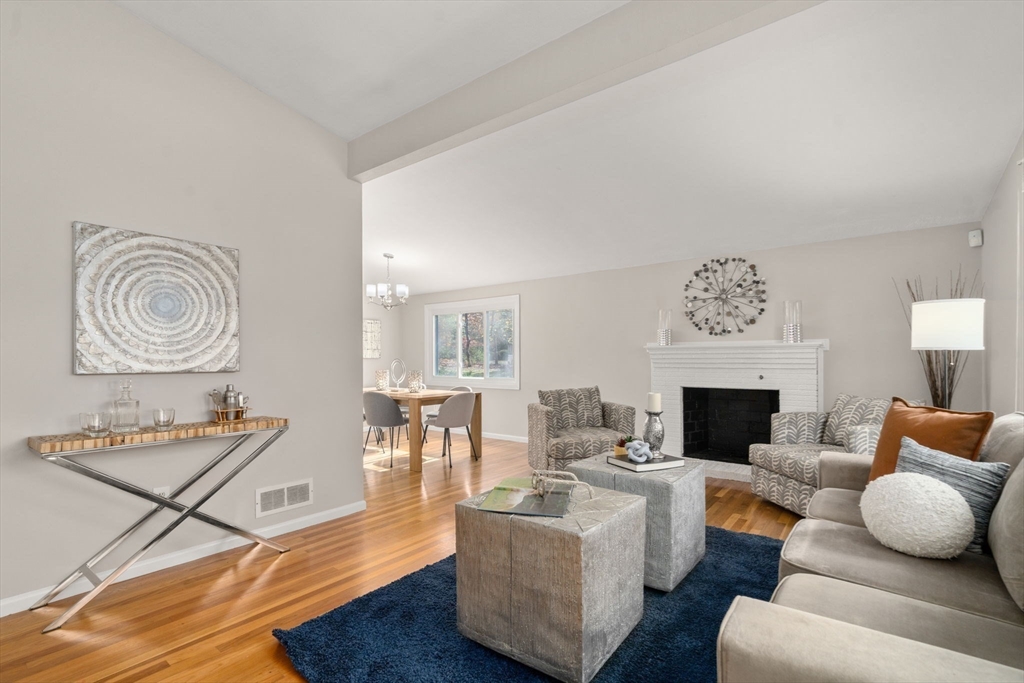 30 Hampton Road Sharon, MA 02067 - Photo 5 of 29 a living room with furniture and a wooden floor