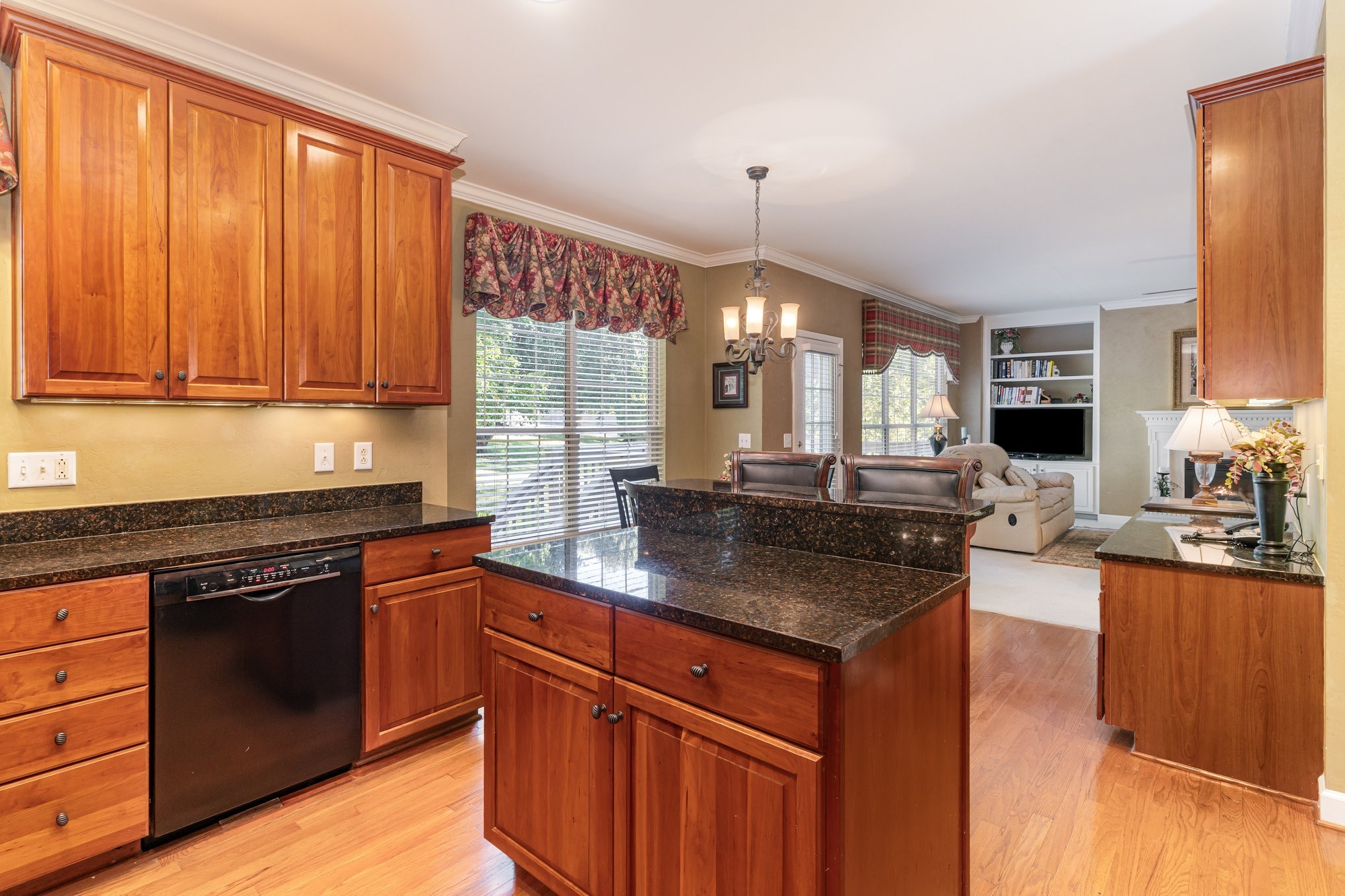 224 Logans Circle Franklin, TN 37067 - Photo 10 of 41 a kitchen with granite countertop a sink cabinets and stainless steel appliances