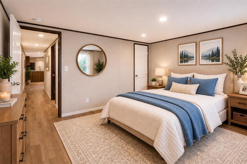 1206 Hayes Road Sherman, TX 75090 - Photo 15 of 21 a bedroom with a bed and a painting on the wall