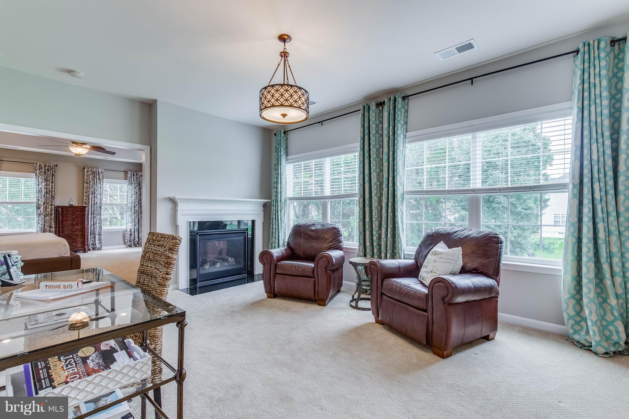 41848 Rawnsley Drive Ashburn, VA 20148 - Photo 16 of 30 Sitting Room off the Master with Gas Fireplace