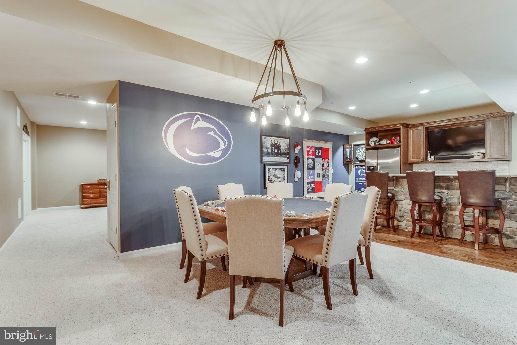 41848 Rawnsley Drive Ashburn, VA 20148 - Photo 22 of 30 Rec Room with Gaming Area and Wet Bar