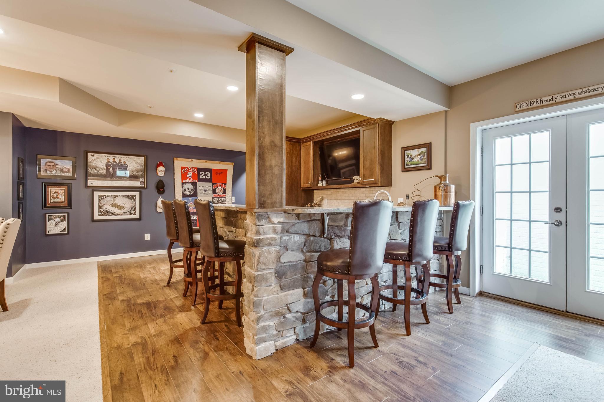 41848 Rawnsley Drive Ashburn, VA 20148 - Photo 23 of 30 Custom Built Wet Bar with Granite Counters