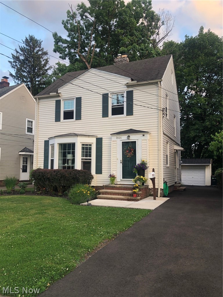 Updated concrete, driveway and sidewalks
