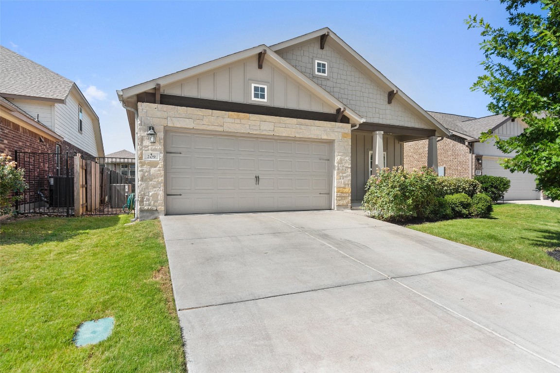a front view of house with yard