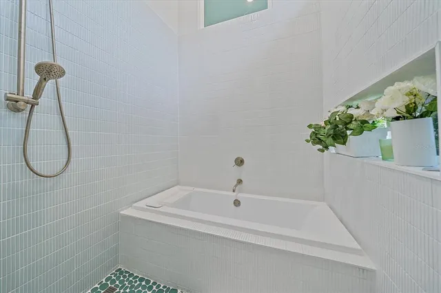 a room with lots of counter and chairs