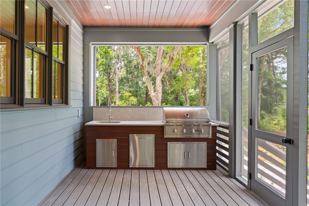 111 Stillwater Drive St. Simons Island, GA 31522 - Photo 37 of 51 outdoor kitchen perfect for entertaining
