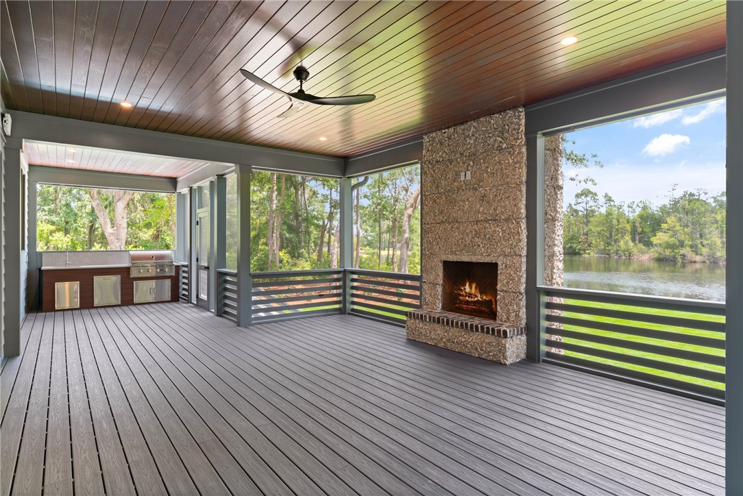 111 Stillwater Drive St. Simons Island, GA 31522 - Photo 38 of 51 large screened in porch