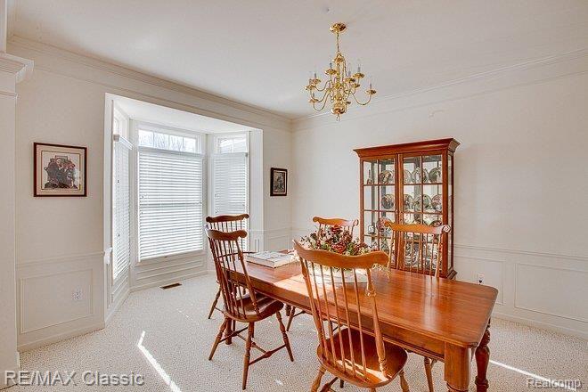 1249 Lasalle Road Canton, MI 48187 - Photo 13 of 24 Dining Room with Bay Window