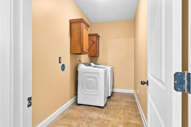 a view of a bathroom from a bathroom