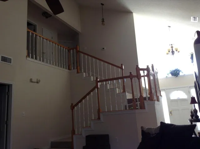 a view of entryway and hall