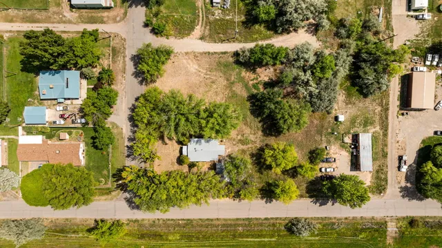 a view of an outdoor space and mountain view