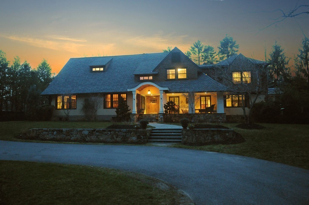 350 Musketaquid Road Concord, MA 01742 - Photo 23 of 24 a front view of a house with a yard