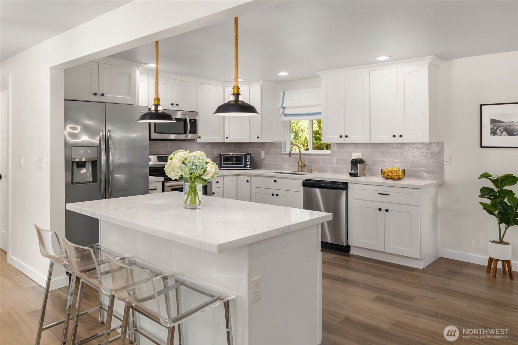 11019 23rd Drive Southeast Everett, WA 98208 - Photo 9 of 35 a kitchen with a white cabinets and appliances
