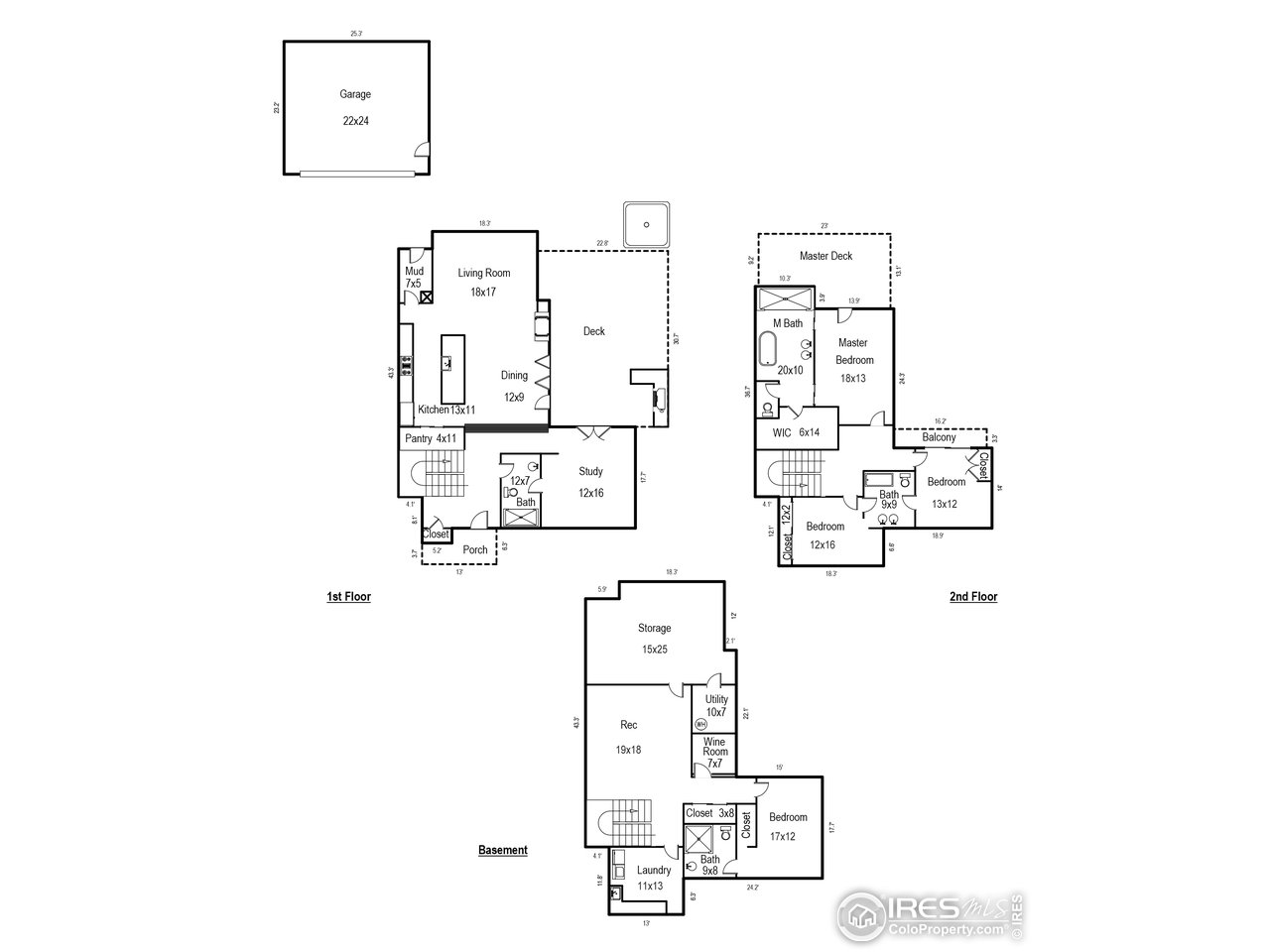 550 Iris Avenue Boulder, CO 80304 - Photo 39 of 39 a picture of a floor plan