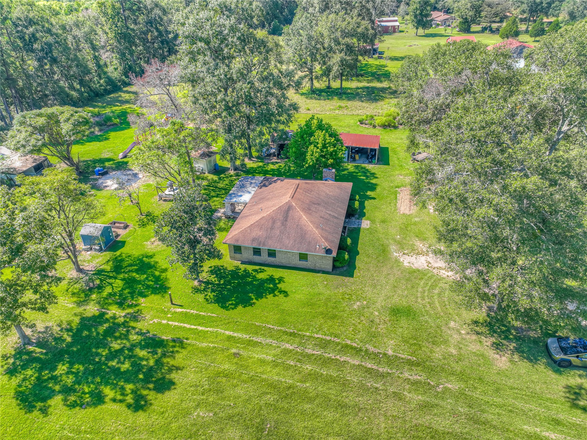 438 Bird Road Livingston, TX 77351 - Photo 35 of 37 a view of a back yard
