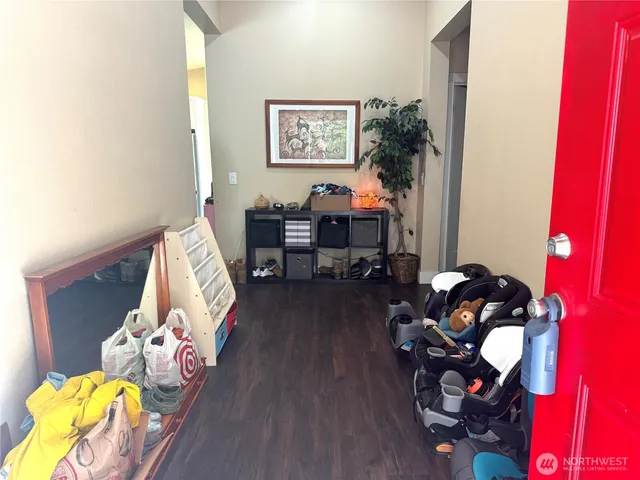 a view of a workspace with furniture