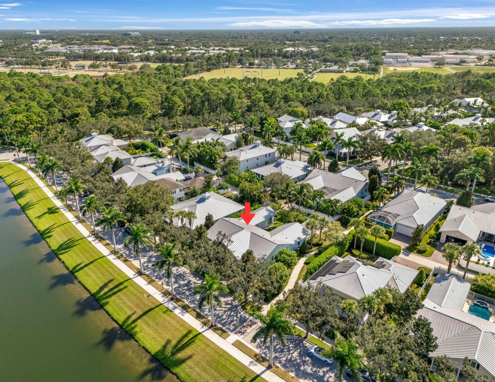 3446 West Mallory Boulevard Jupiter, FL 33458 - Photo 50 of 56 an aerial view of a city