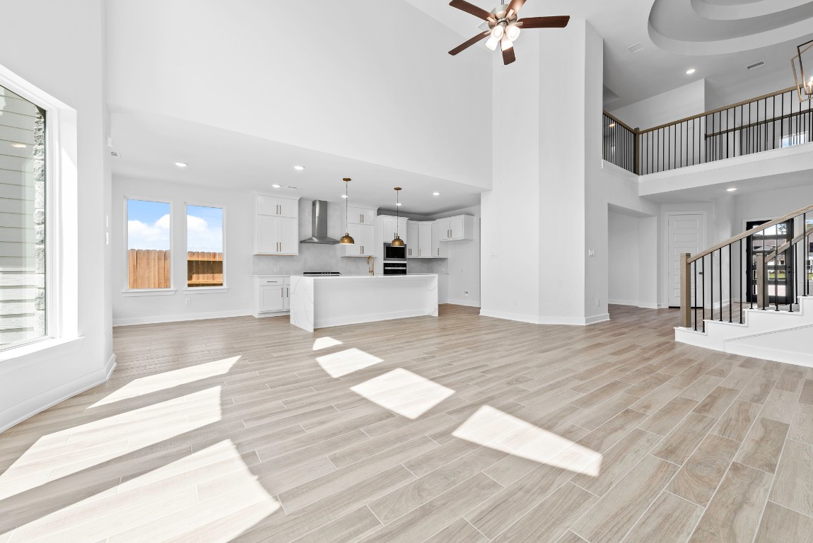 128 Meadow Beauty Lane Georgetown, TX 78633 - Photo 3 of 23 a view interior of a house and kitchen view