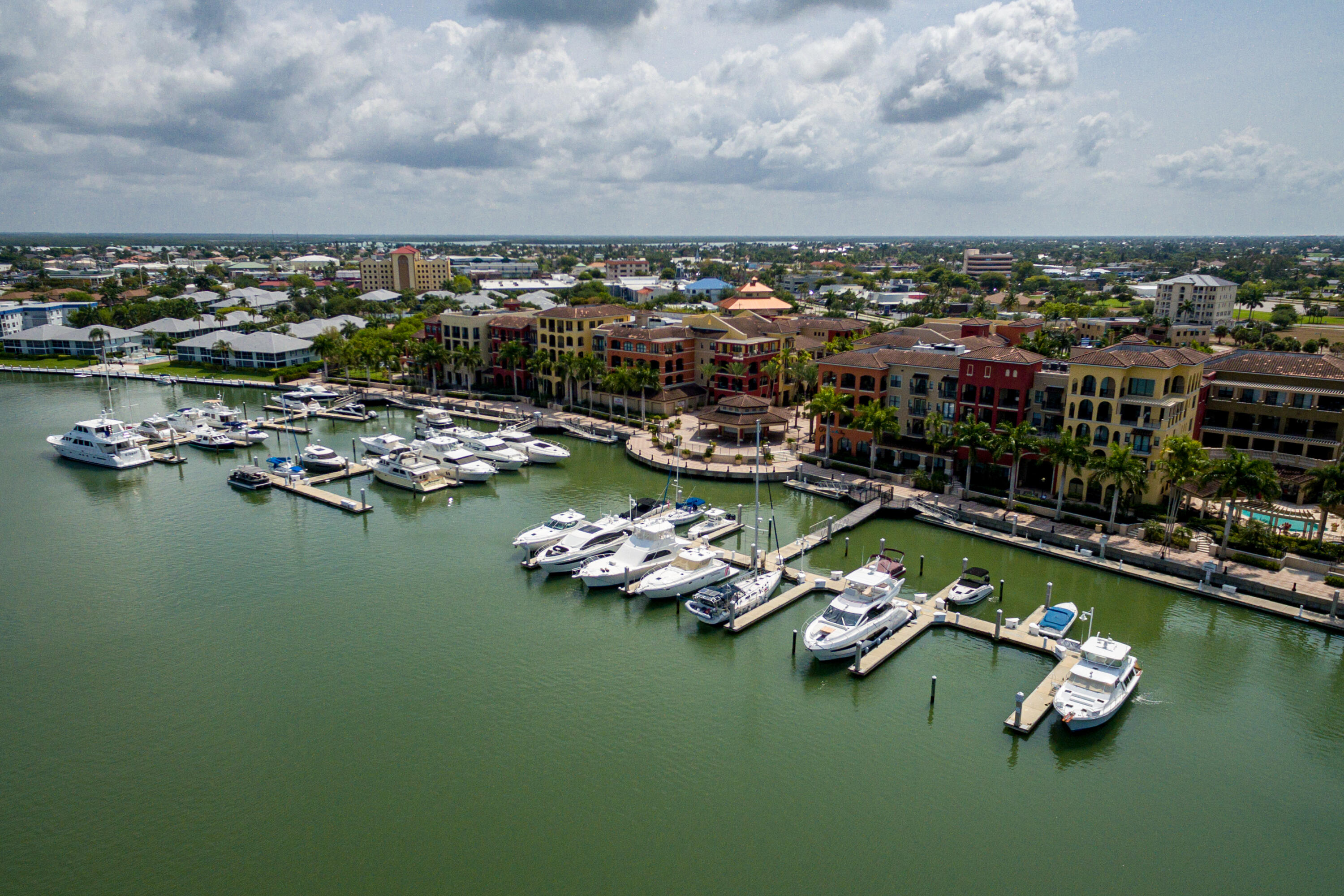 1414 Delbrook Way Marco Island, FL 34145 - Photo 15 of 21 an aerial view of a house with a lake view