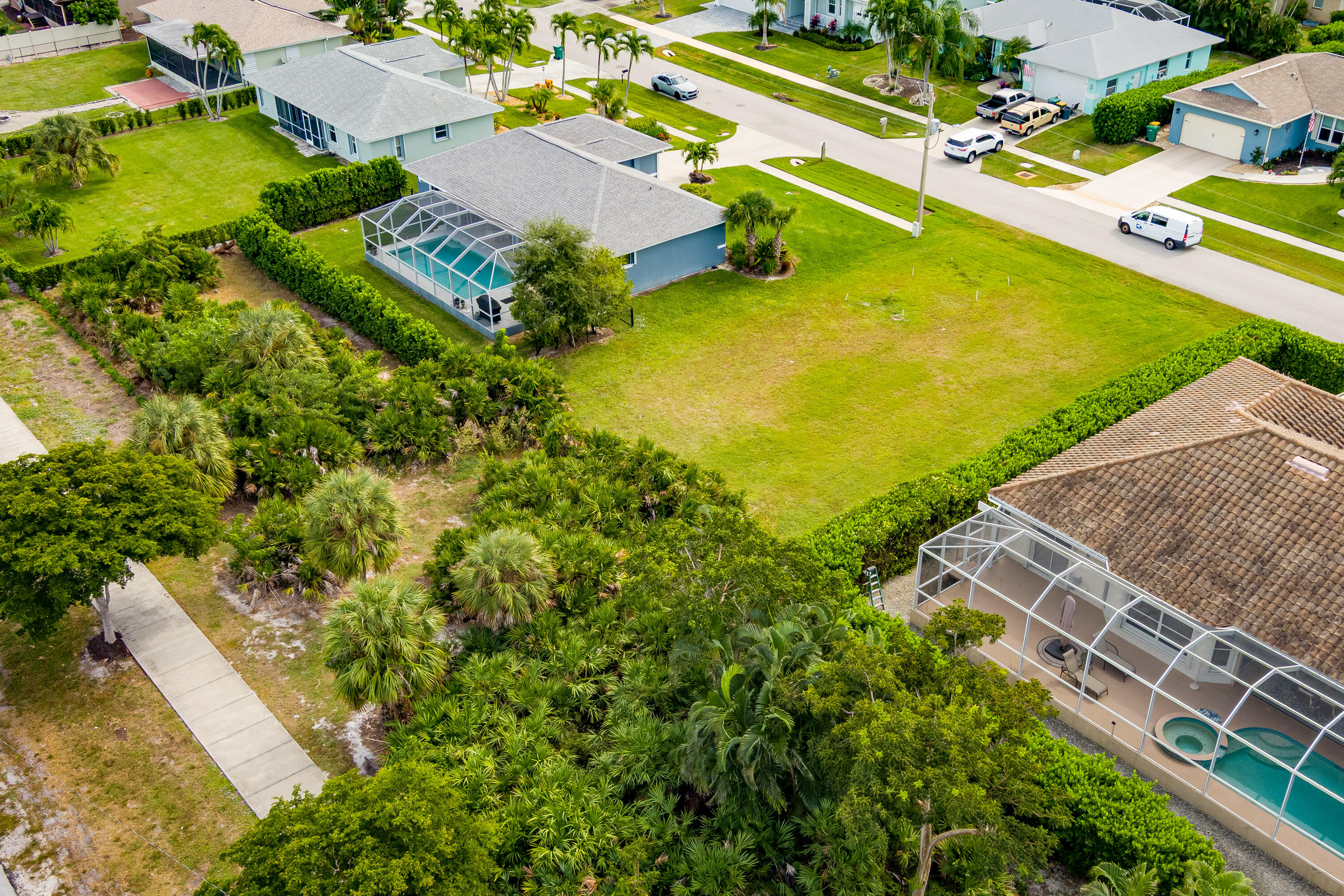 1414 Delbrook Way Marco Island, FL 34145 - Photo 7 of 21 an aerial view of residential houses with outdoor space and swimming pool