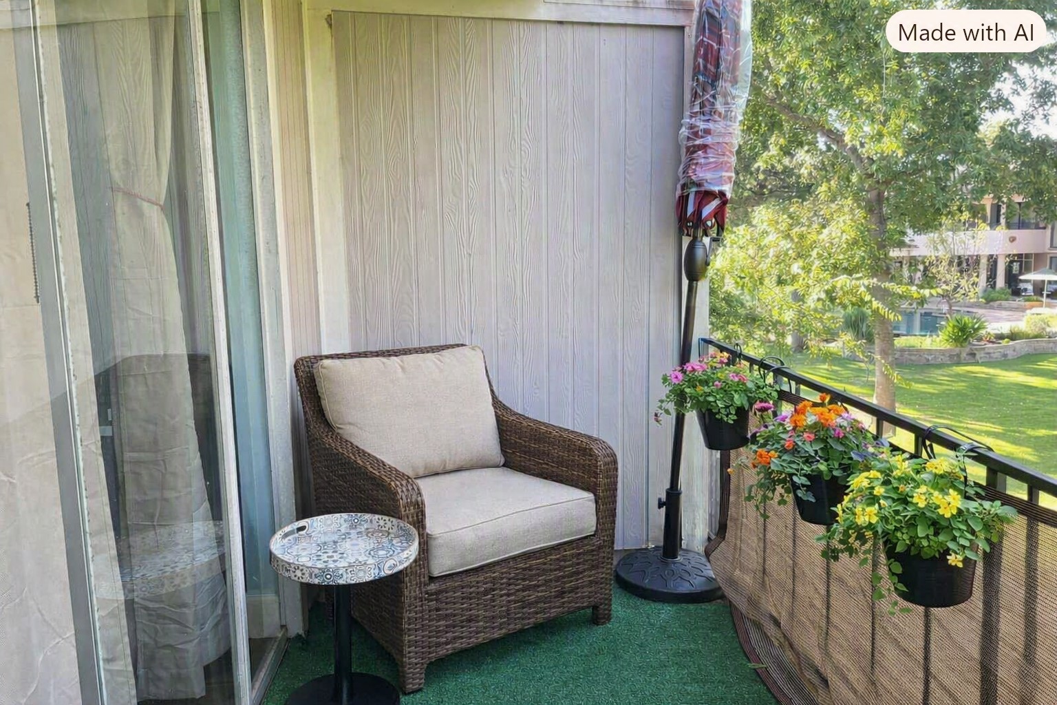 2230 South Piney Point Road, Unit 219 Houston, TX 77063 - Photo 8 of 11 Quiet and peaceful balcony