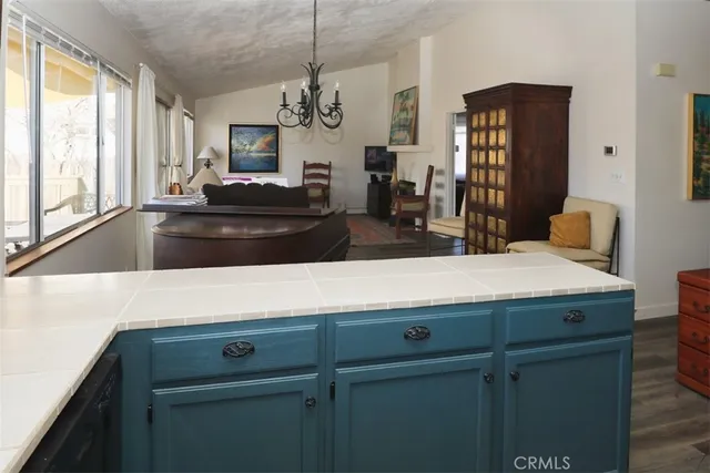 a view of a lake with houses