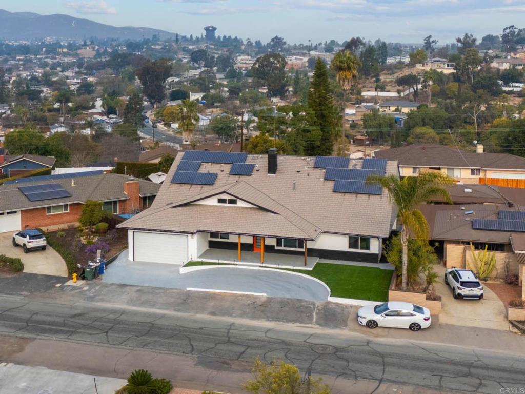 1894 Wedgemere Road El Cajon, CA 92020 - Photo 47 of 60 an aerial view of a house with garden space and street view