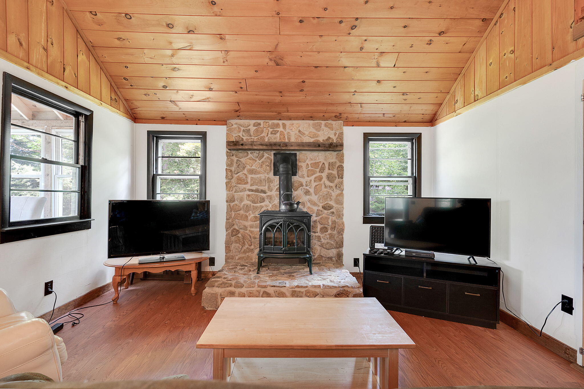 293 Norway Road Harrison, ME 04040 - Photo 17 of 37 Fireplace Area