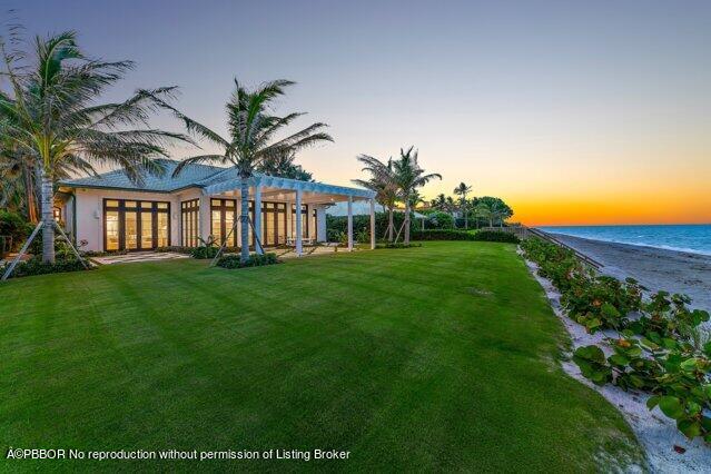 Oceanfront at twilight