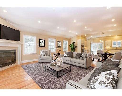 a living room with furniture or outdoor view and a fireplace