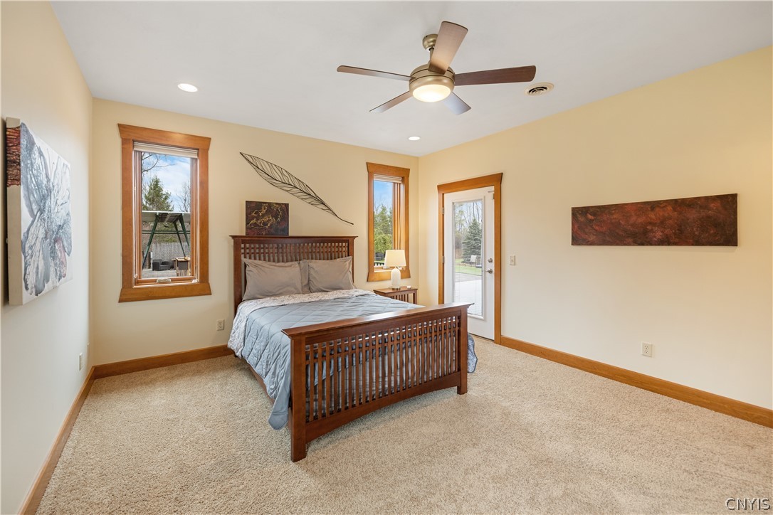 6687 Beach Road Camillus, NY 13209 - Photo 23 of 50 Bedroom #2 walks out to deck.