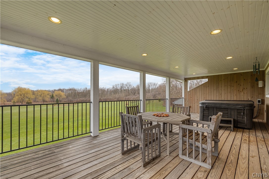 6687 Beach Road Camillus, NY 13209 - Photo 31 of 50 With a hot tub!