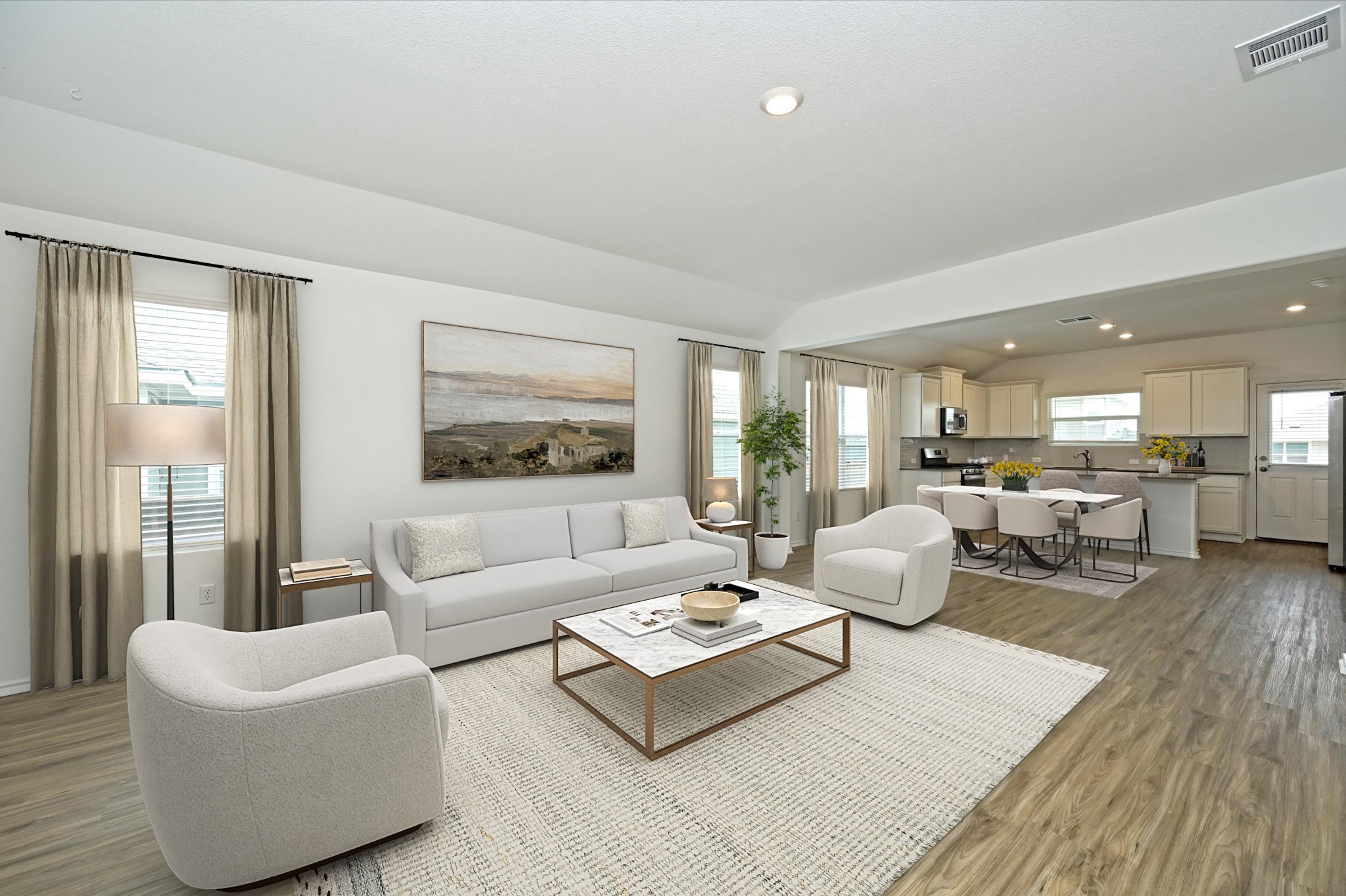 180 Madrid Kyle, TX 78640 - Photo 3 of 32 a living room with furniture and a table