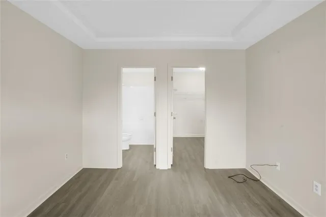 wooden floor in a room