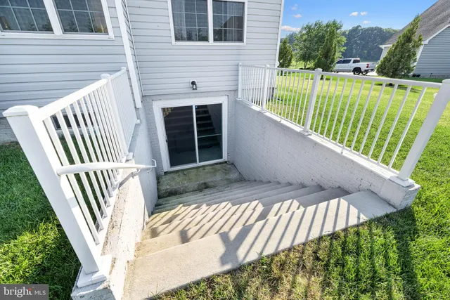 a view of outdoor space and deck