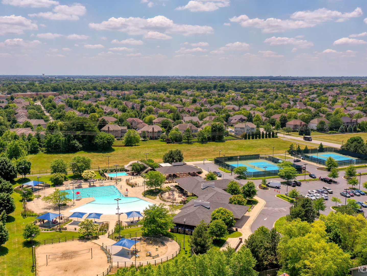 3035 Rollingridge Road Naperville, IL 60564 - Photo 25 of 28 an aerial view of residential houses with outdoor space