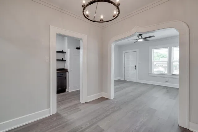 wooden floor in an empty room