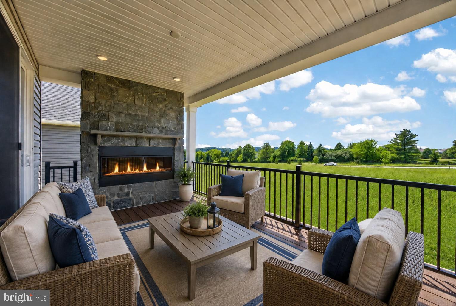1458 Hydrangea Way Downingtown, PA 19335 - Photo 5 of 40 Virtually Staged Back Patio