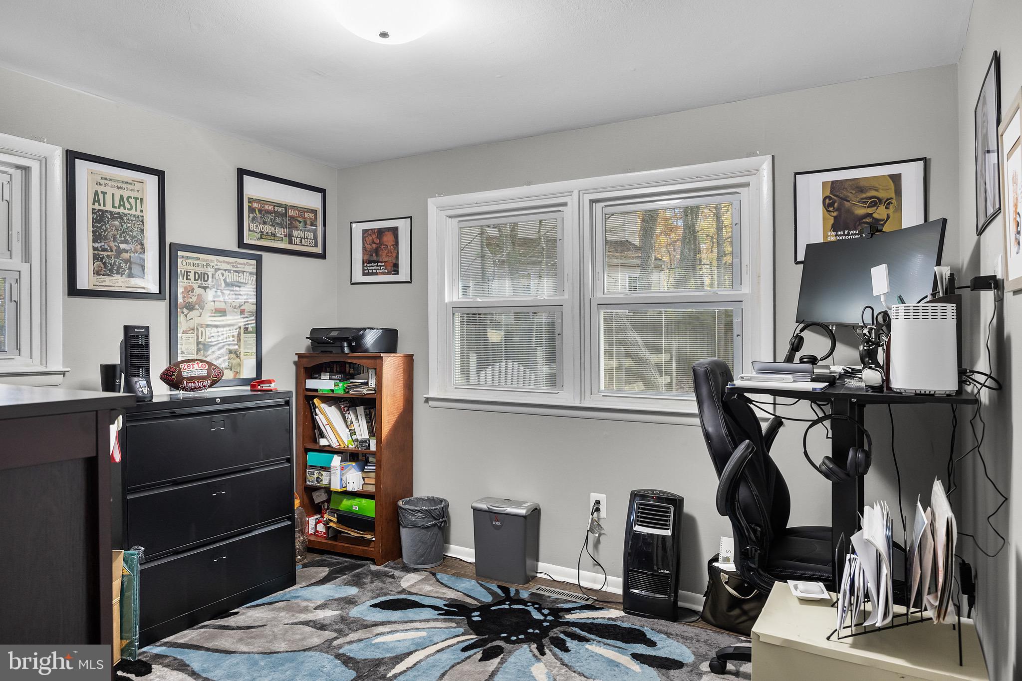 155 Tuckerton Road Medford Lakes, NJ 08055 - Photo 21 of 48 a view of a workspace with furniture and a window