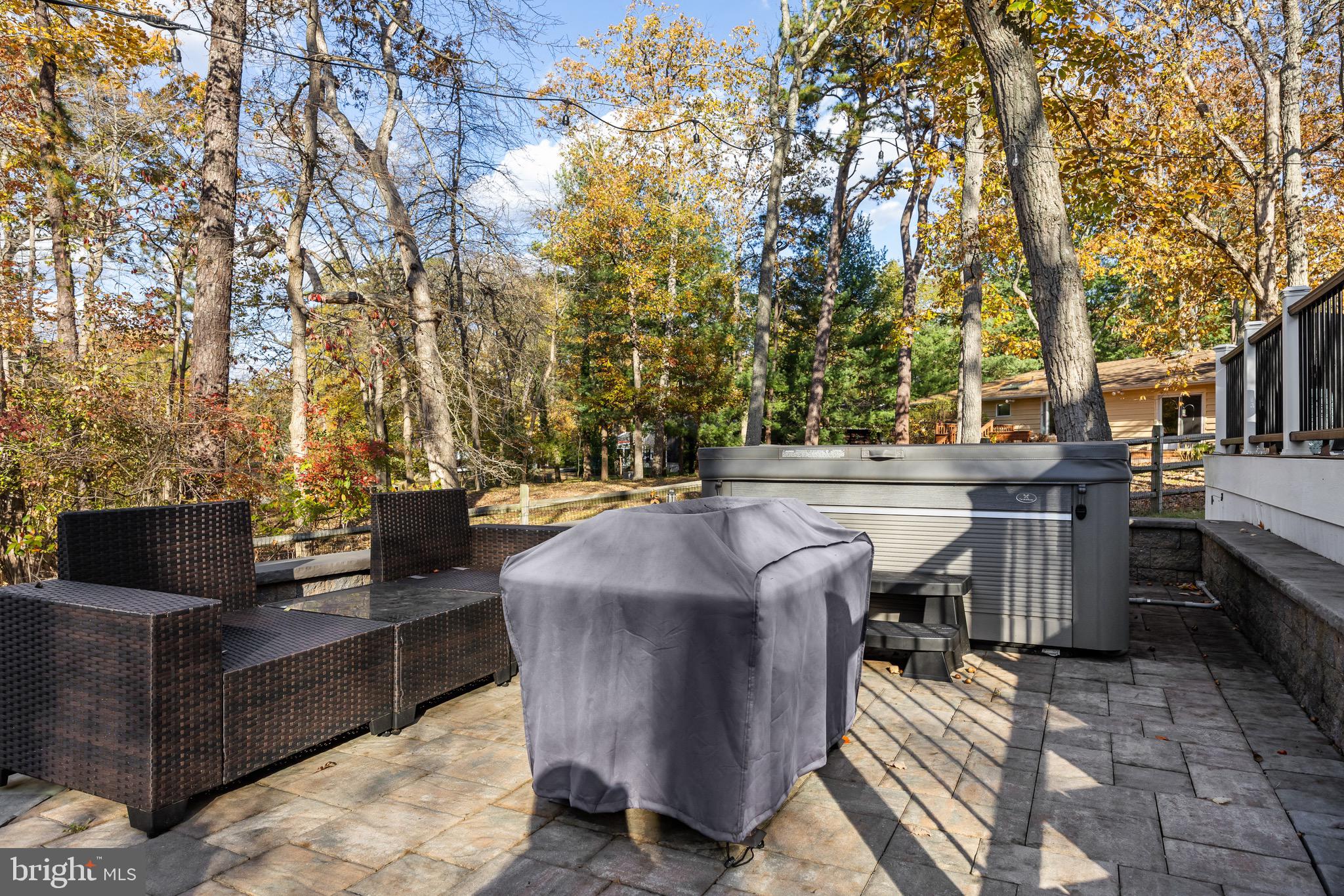 155 Tuckerton Road Medford Lakes, NJ 08055 - Photo 26 of 48 a view of a patio with couches and a fire pit
