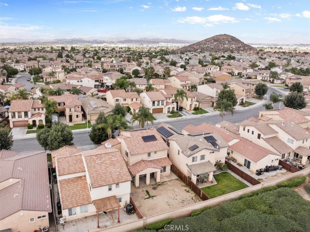 1474 Albillo Loop Perris, CA 92571 - Photo 34 of 35 an aerial view of residential houses with outdoor space