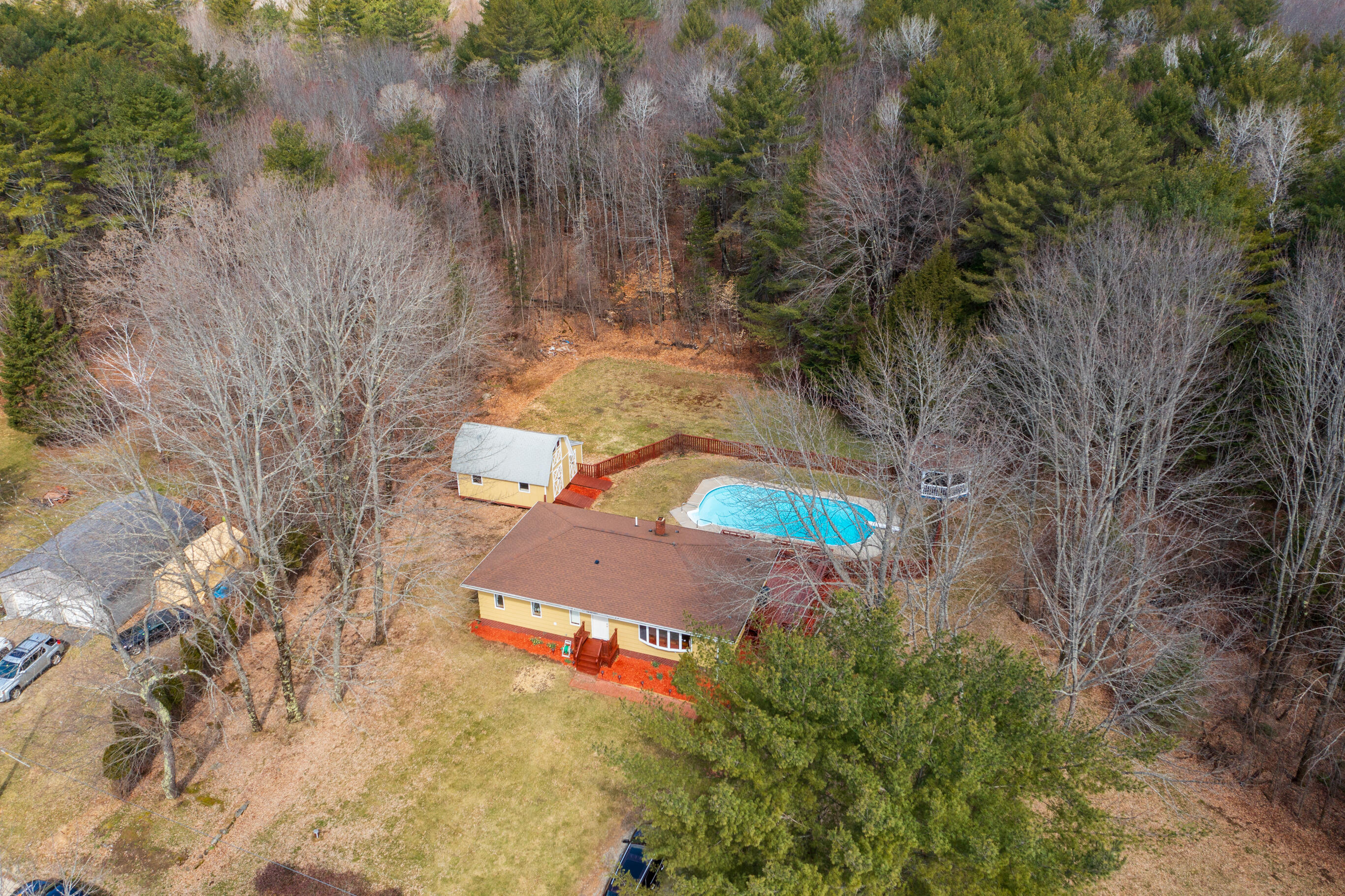 428 Marston Hill Road Minot, ME 04258 - Photo 1 of 54 Arial View