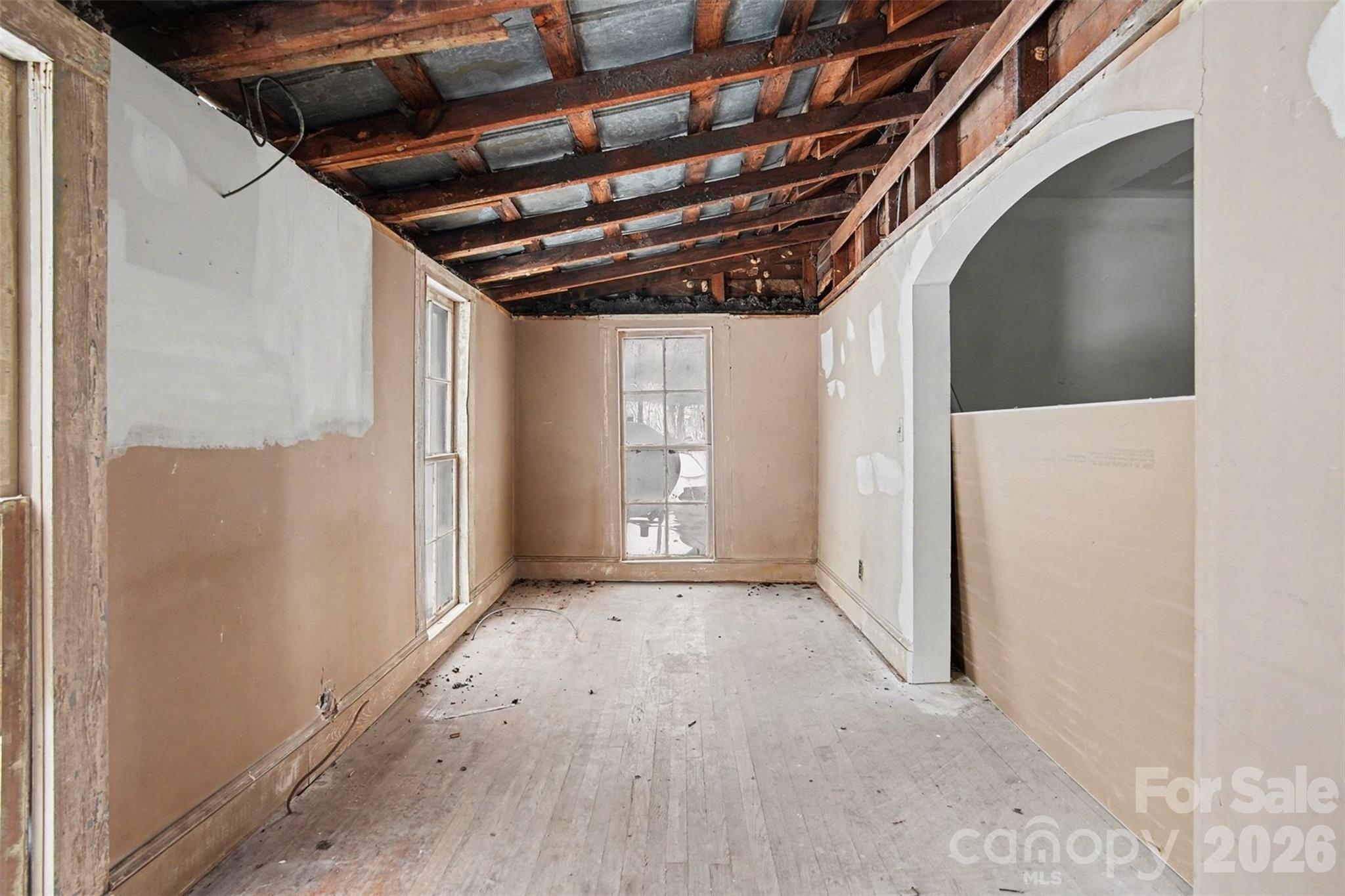 540 South Halifax Street Mount Pleasant, NC 28124 - Photo 26 of 34 a view of hallway with wooden floor