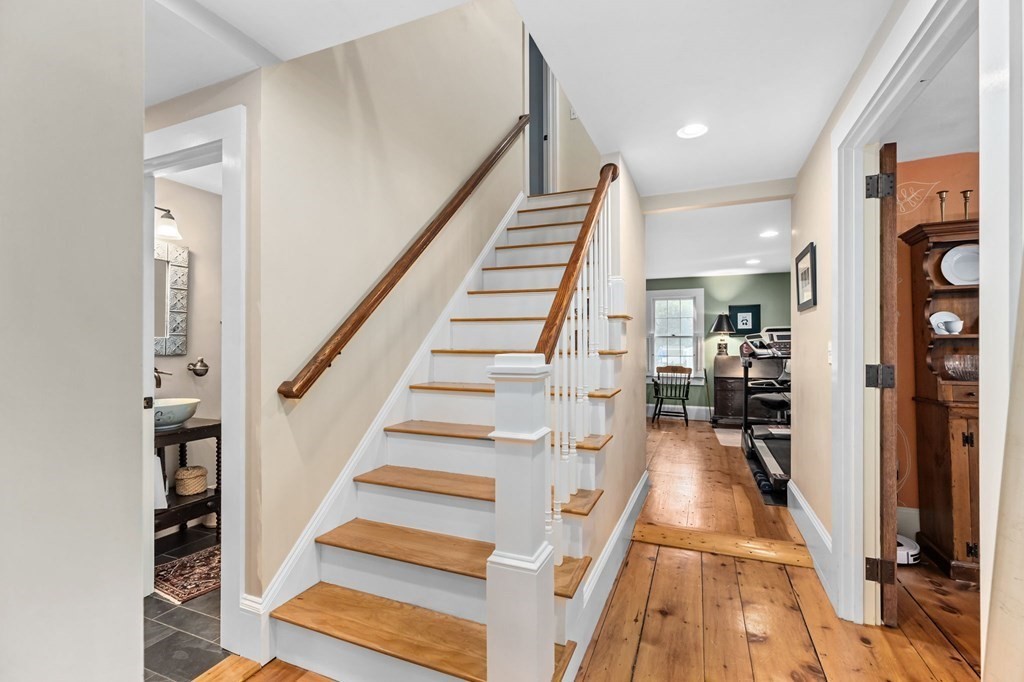 982 Main Street Hingham, MA 02043 - Photo 17 of 41 a view of entryway and hall with wooden floor