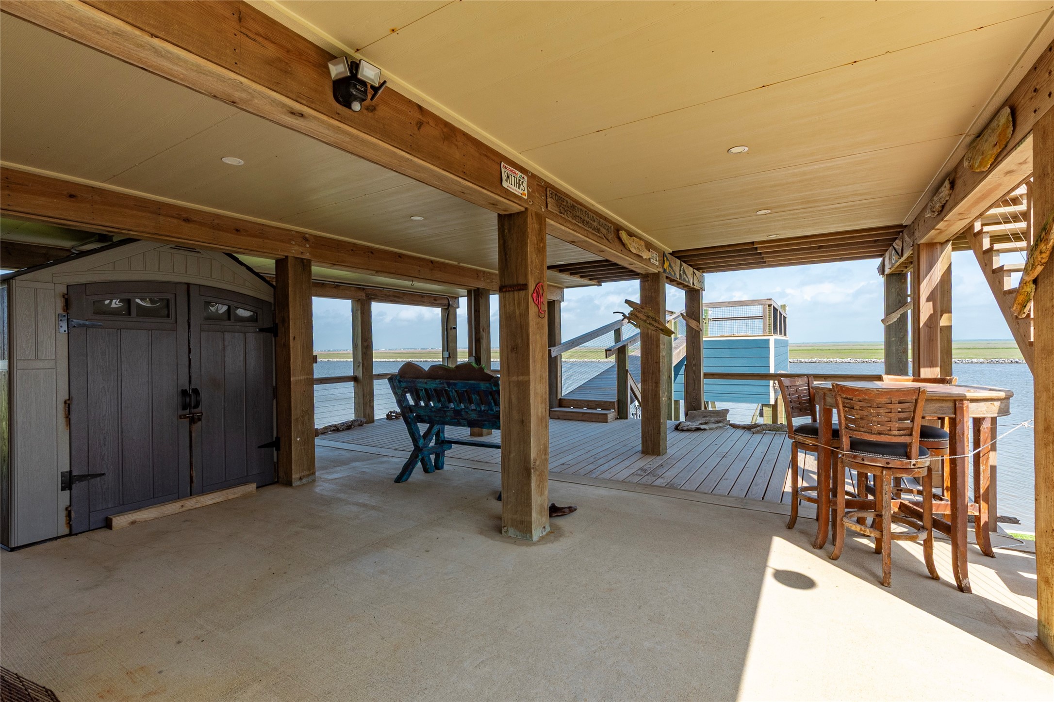 1453 County Road 230 Sargent, TX 77414 - Photo 18 of 30 a view of outdoor space with seating area