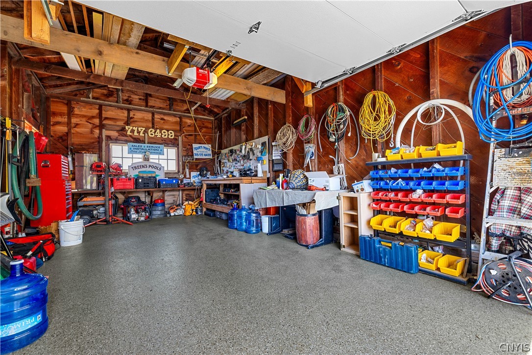 107 Millers Mills Road Columbia, NY 13491 - Photo 42 of 43 Garage stall epoxy flooring neat as a pin