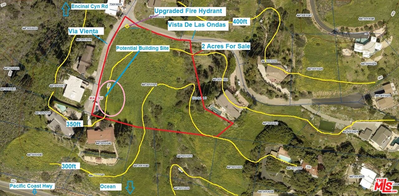 4620 Via Vienta Malibu, CA 90265 - Photo 2 of 4 an aerial view of a residential houses