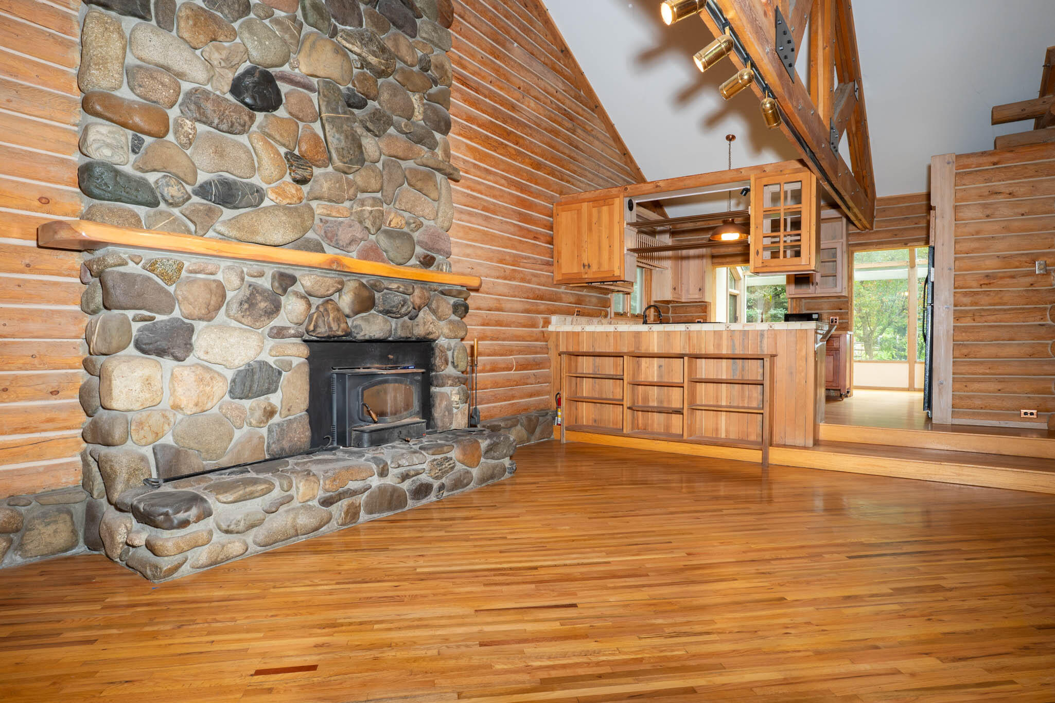 302 Easy Street Blaine County, ID 83333 - Photo 10 of 56 River Rock Fireplace