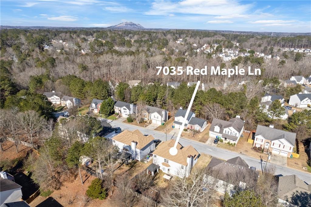 7035 Red Maple Lane Lithonia, GA 30058 - Photo 36 of 37 a view of city and mountain